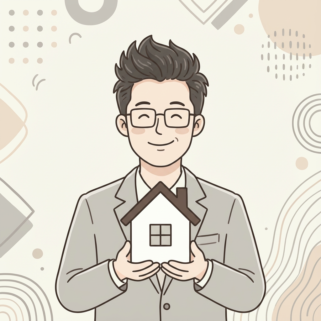 奈良市で不動産業に携わる中川朋樹のイラスト